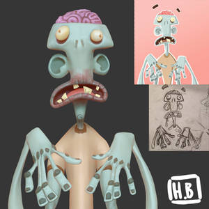 Steven the zombie 3D