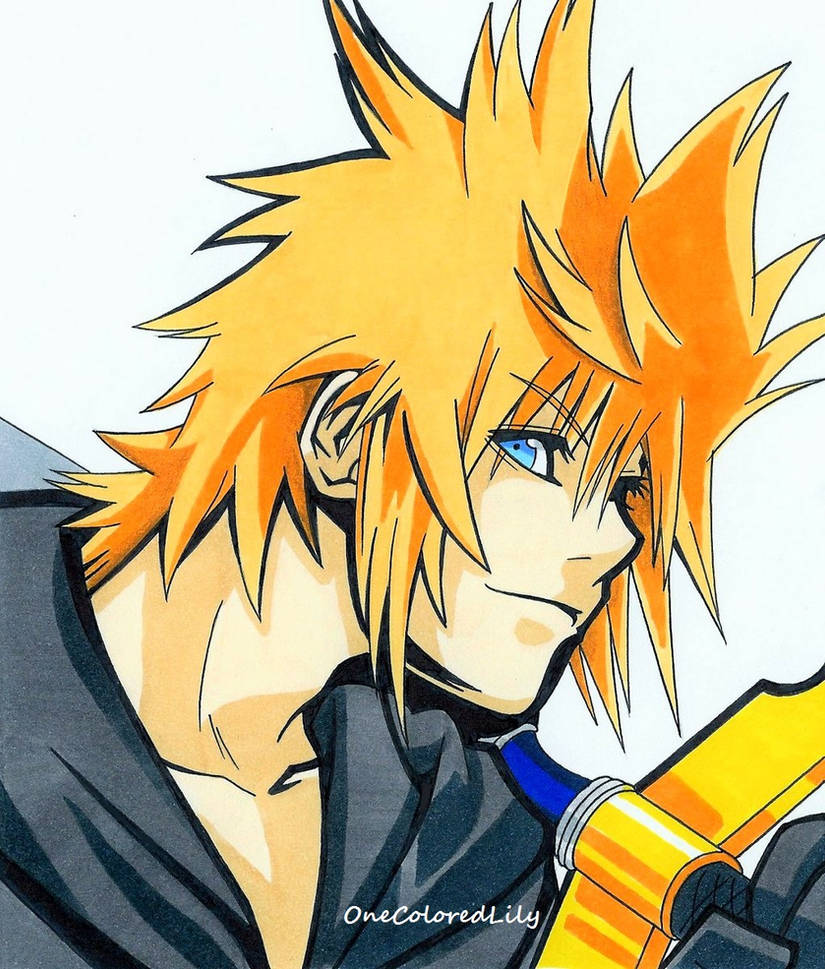 Kh Roxas Kingdom Hearts - Roxas by OneColoredLily on DeviantArt