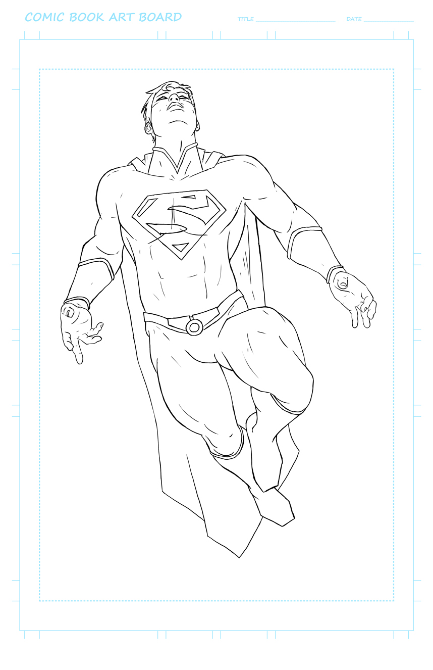 The New Superman 'Inks'