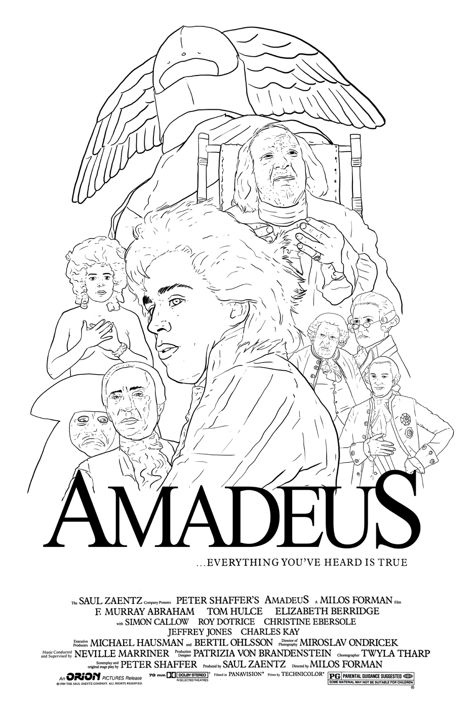 Amadeus Poster 'Lines'