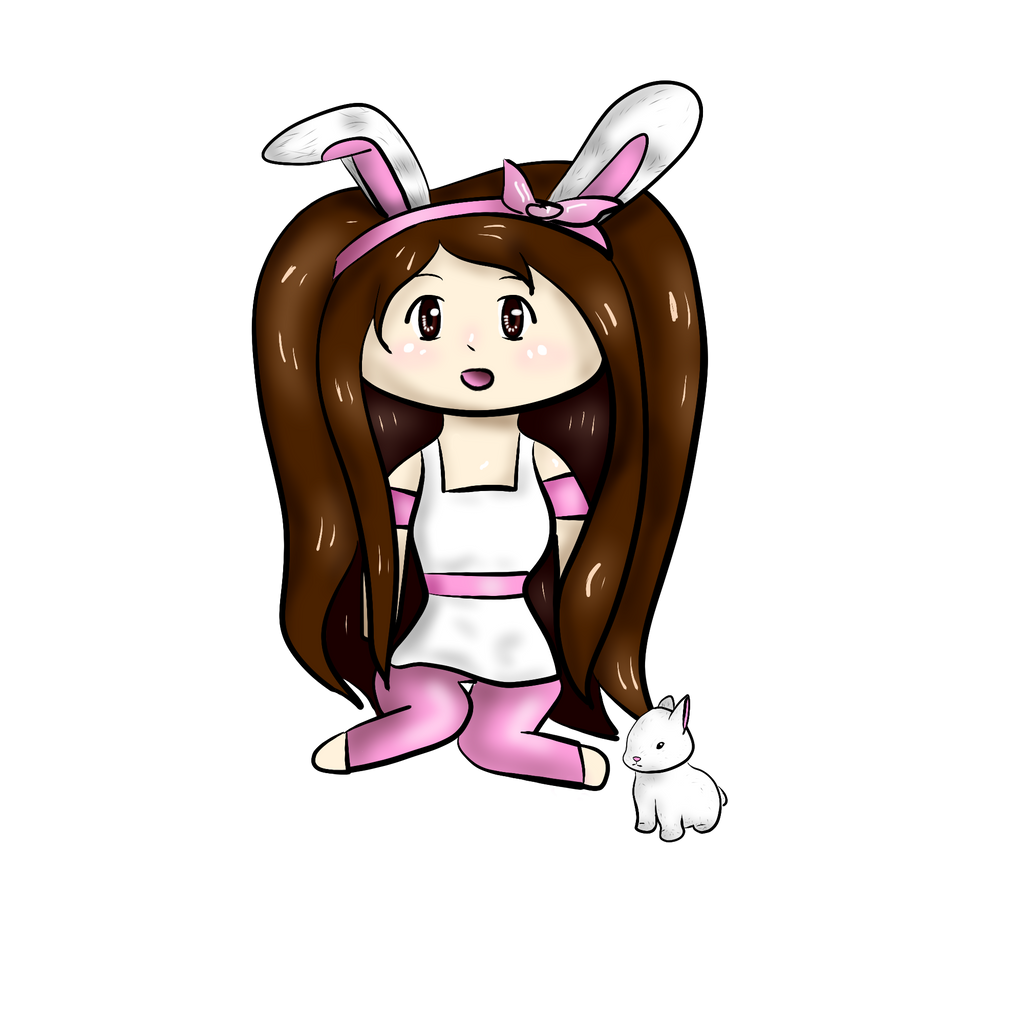 Chibi Rabbit-Girl by Rose-sempai on DeviantArt