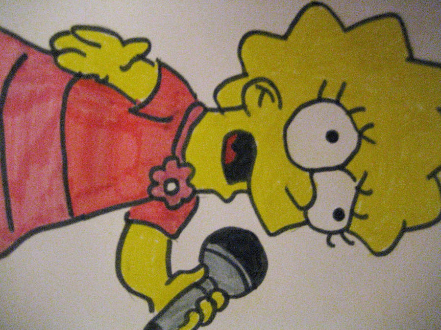 Lisa sings