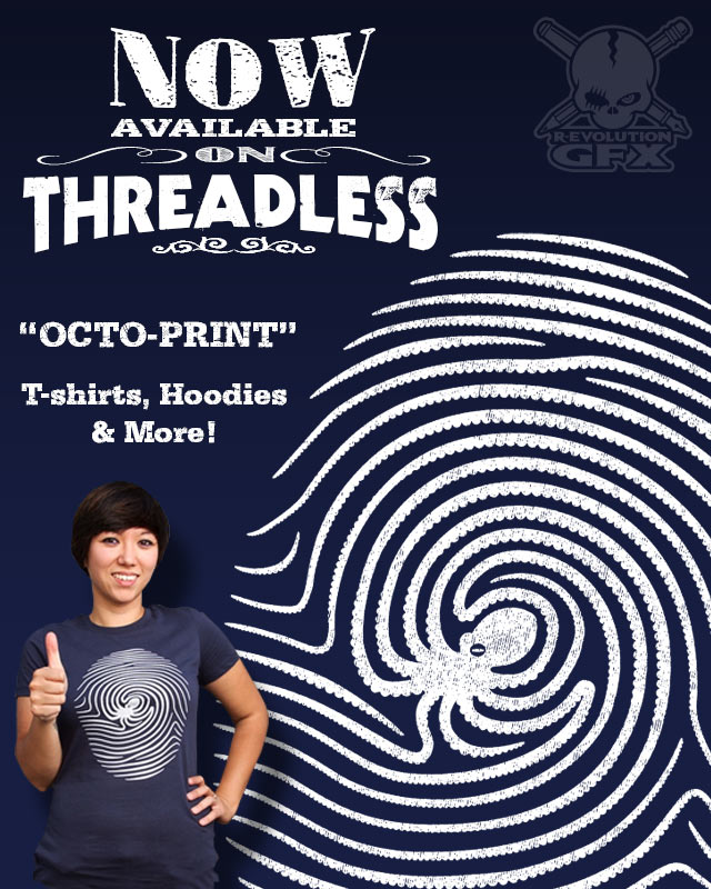 Threadless printed my design Octo-print!