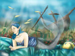 Mermaid - Contest entry for Eledhwen by FairyMela