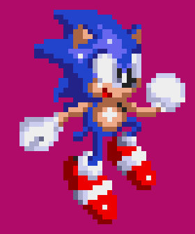 Custom / Edited - Sonic the Hedgehog Customs - Sonic 3 Beta Swinging  Animation 1 (Sonic 3-Style) - The Spriters Resource