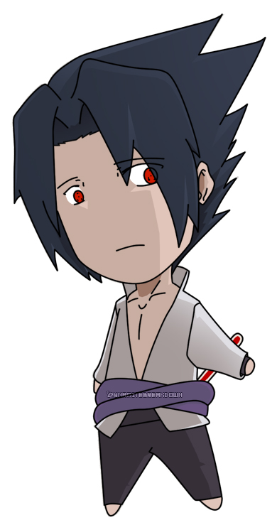 Chibi Sasuke Shaded