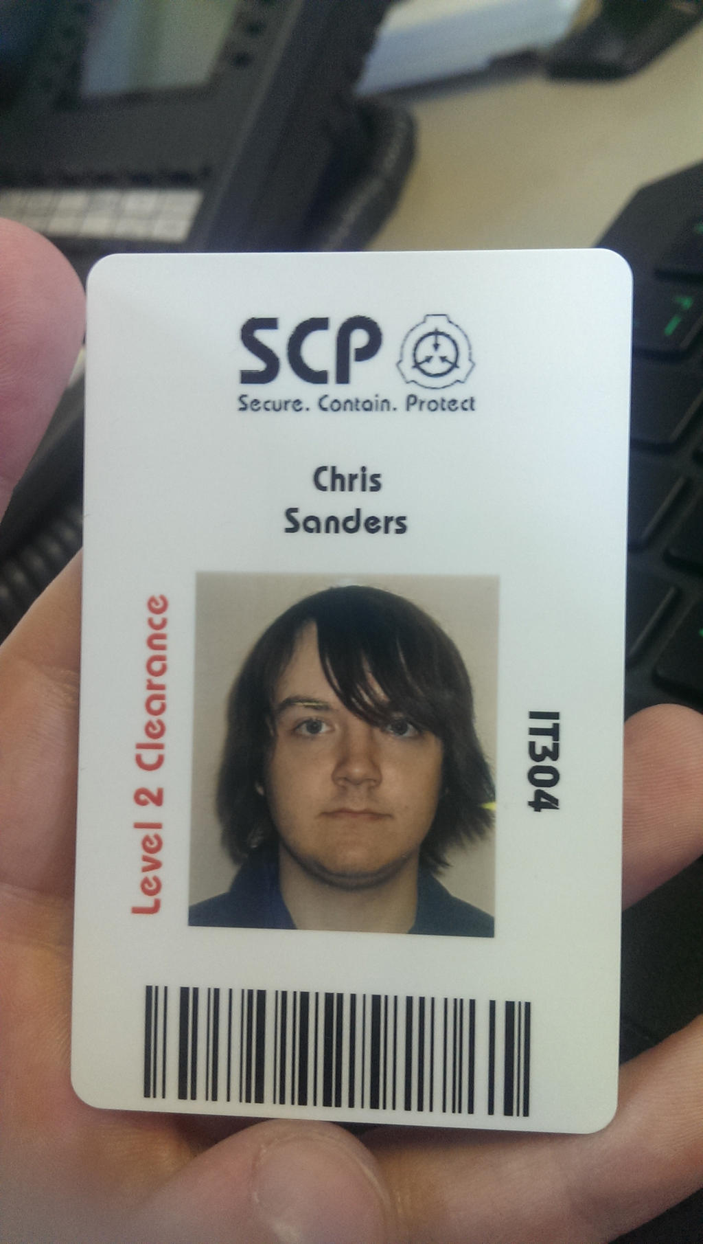 SCP ID V1 by ChrisAKAPiefish on DeviantArt SCP ID V1 by ChrisAKAPiefish on DeviantArt