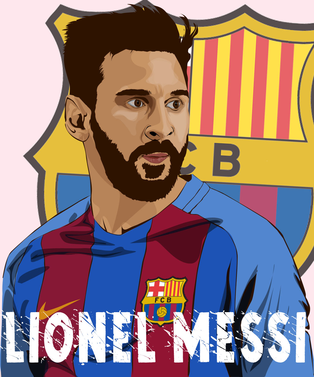 Leo Messi Cartoon