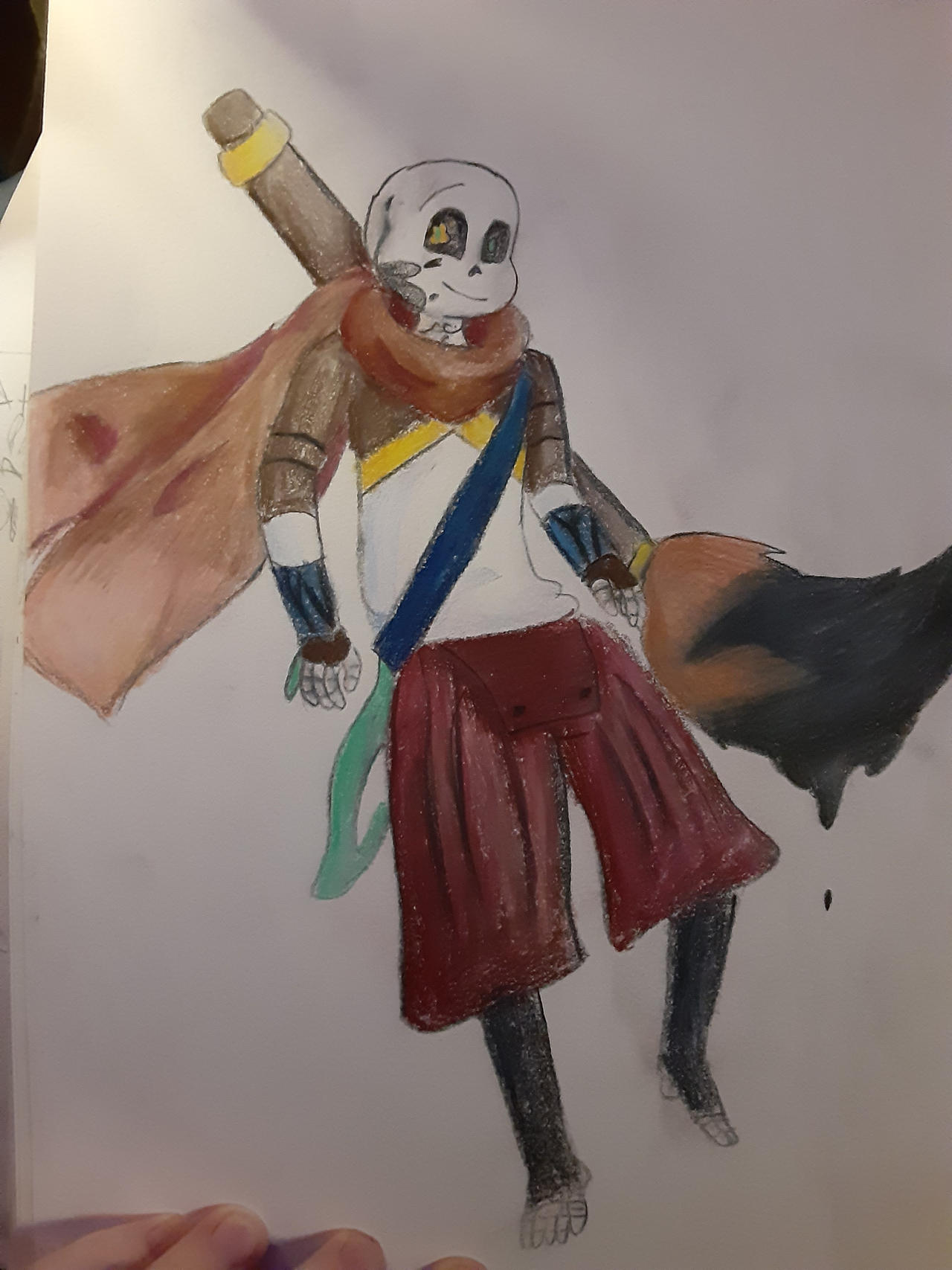 Ink Sans (Traditional) by FluttershyAdorable on DeviantArt