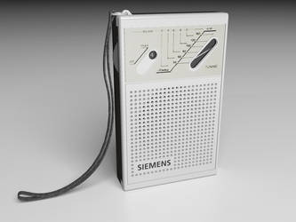 Siemens radio 3D model