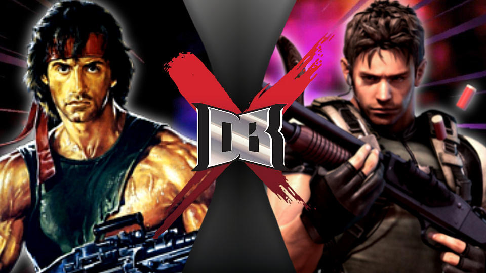 Rambo vs Chris Redfield by Kiss-and-Kancer on DeviantArt