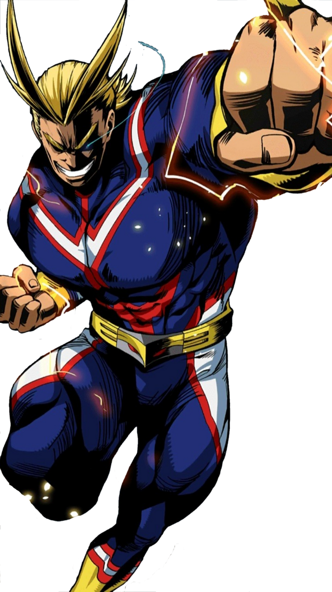 All Might Border All Might render by Kiss-and-Kancer on DeviantArt