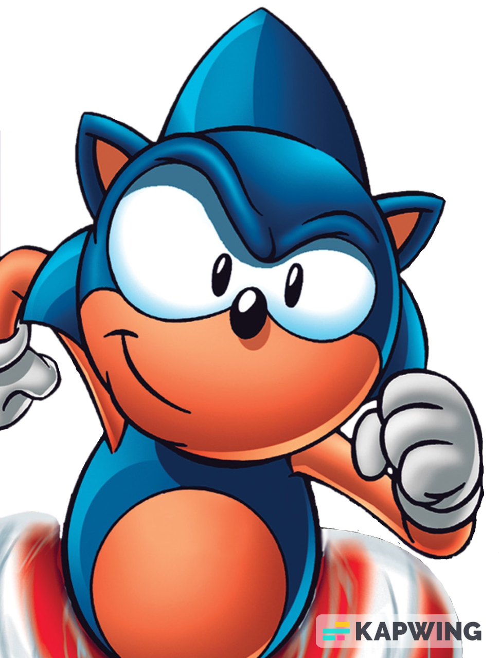 Cartoon Sonic render by Kiss-and-Kancer on DeviantArt