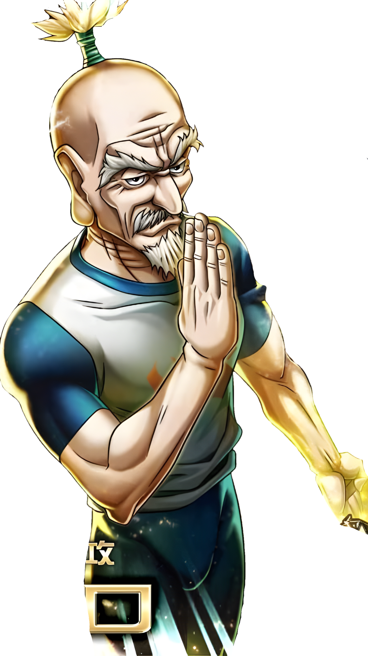 Netero Eye Color Isaac Netero render by Kiss-and-Kancer on DeviantArt