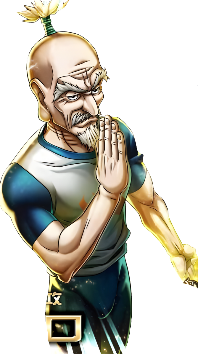 Isaac Netero render by Kiss-and-Kancer on DeviantArt