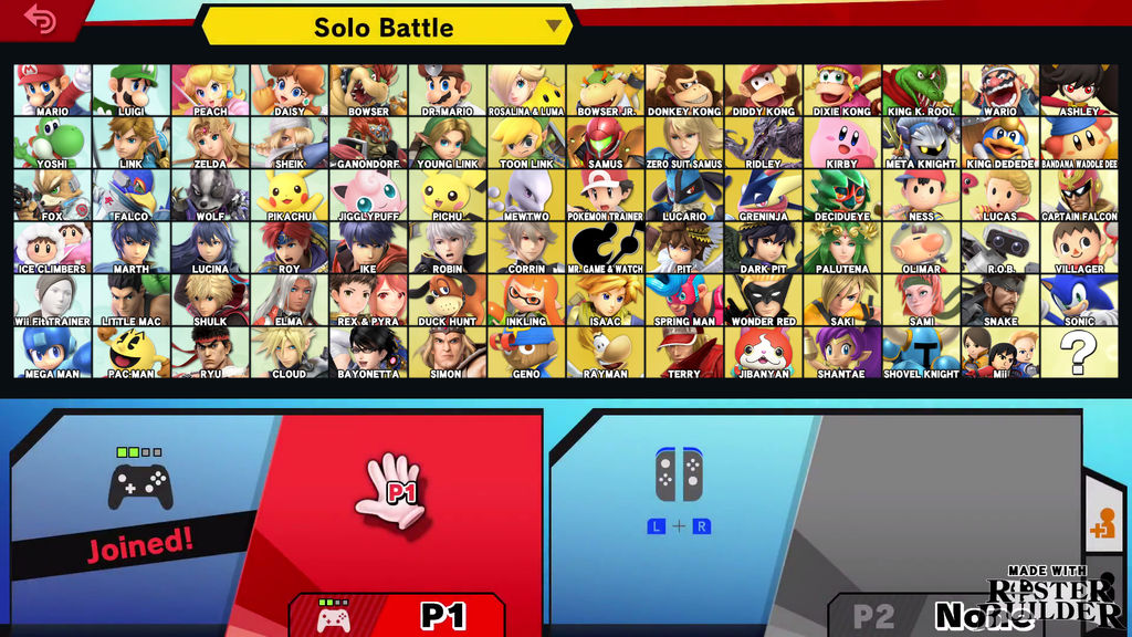 SSB Ultimate Fan Roster V1 by StarwindArts on DeviantArt