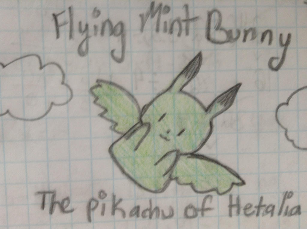 Flying Mint Bunny! by FuzzyGirl49 on DeviantArt