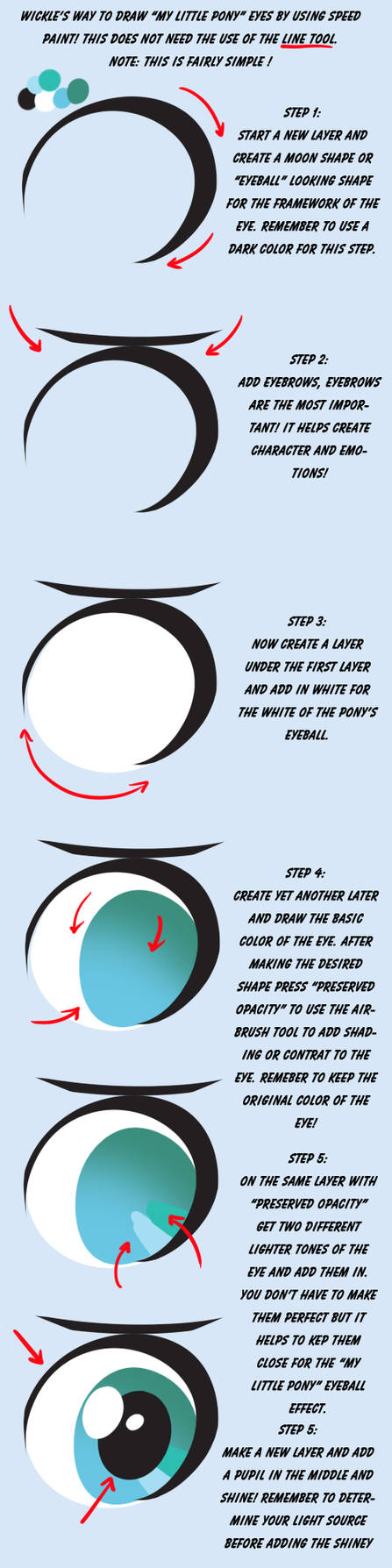 My Little Pony Eyes - Tutorial by Wicklesmack on DeviantArt