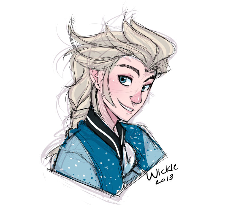 Elsa R43 R63 Elsa from Frozen WIP by Wicklesmack on DeviantArt