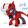 Warrior Demon Pony Adoptable Auction