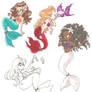 Mini mermaids