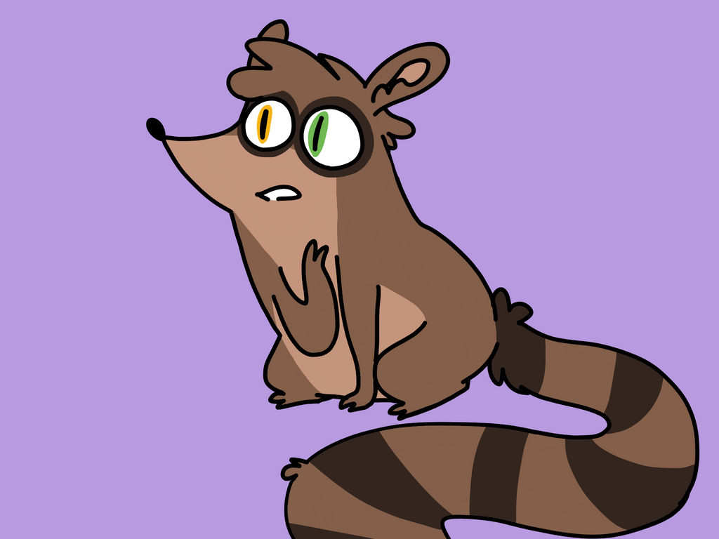 Rigby by GummyGoatGalaxy on DeviantArt