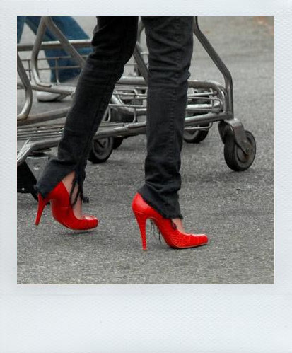 the red shoes