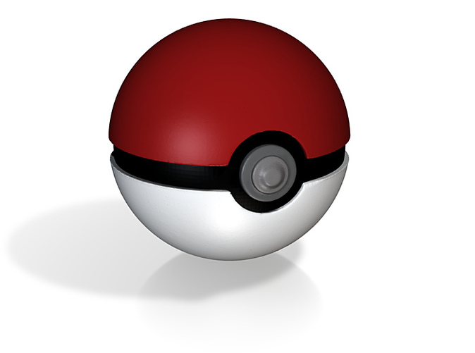 3D printable Pokeball - Real life size!