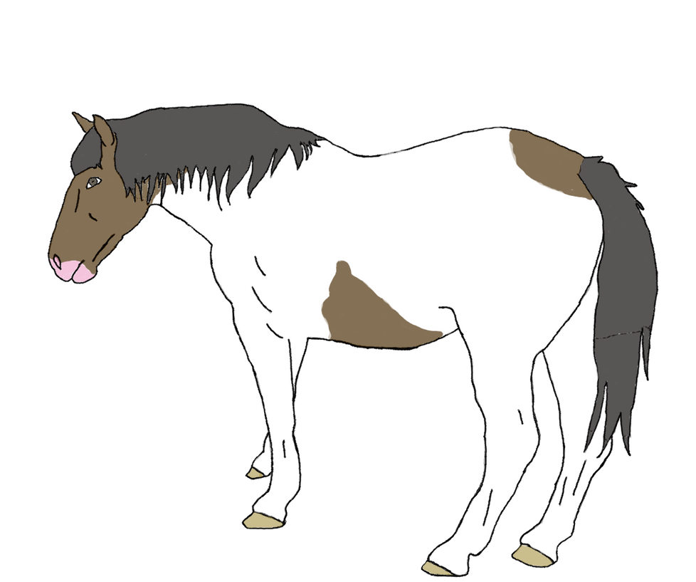 Draft Horse Line Art by lizrbowen on DeviantArt