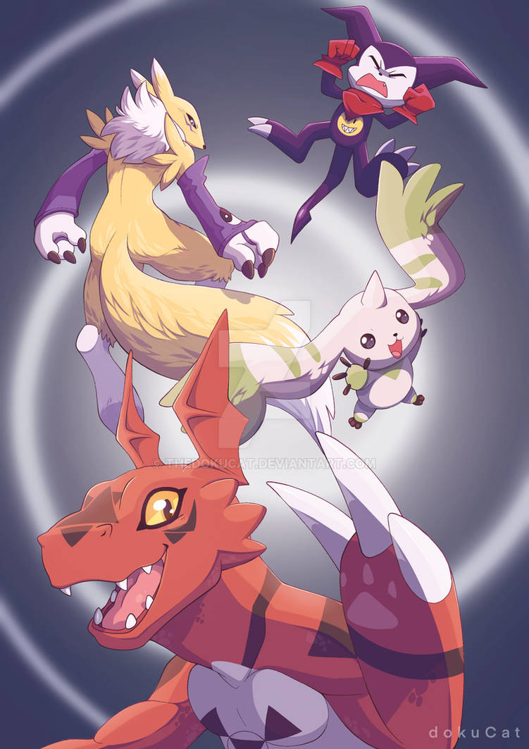 Let's go to the Digital World! by thedokucat on DeviantArt 