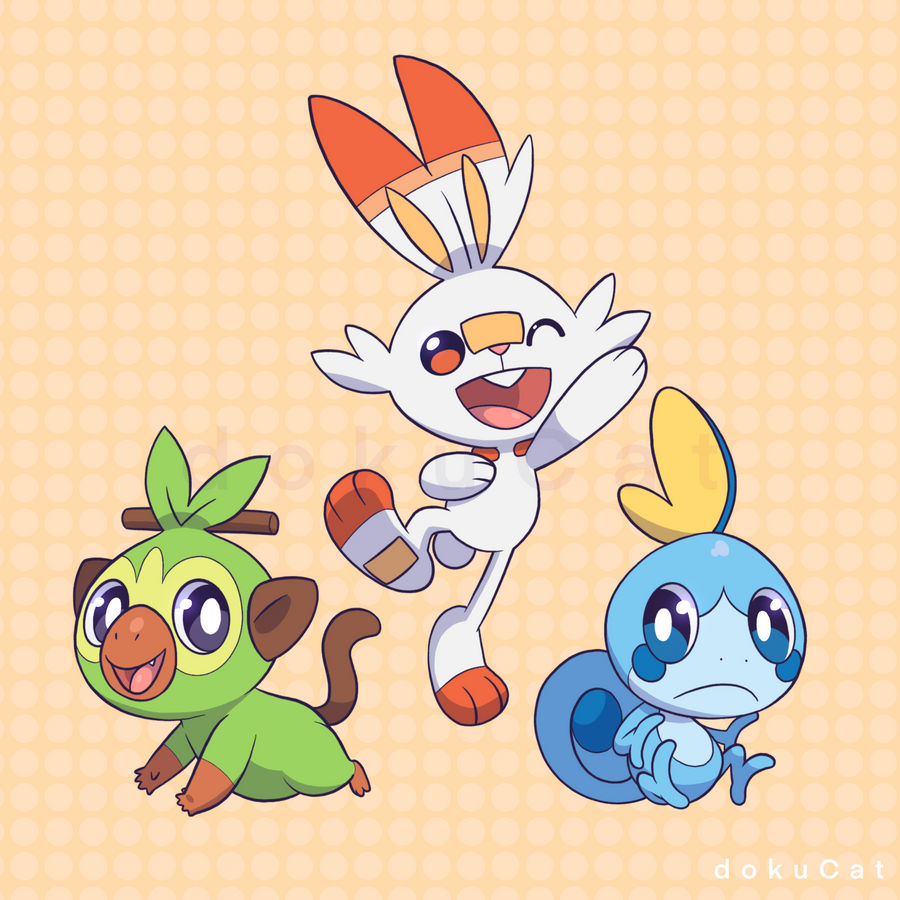 Galar Starters By Dokodokito On DeviantArt galar-starters-by-dokodokito-on-deviantart