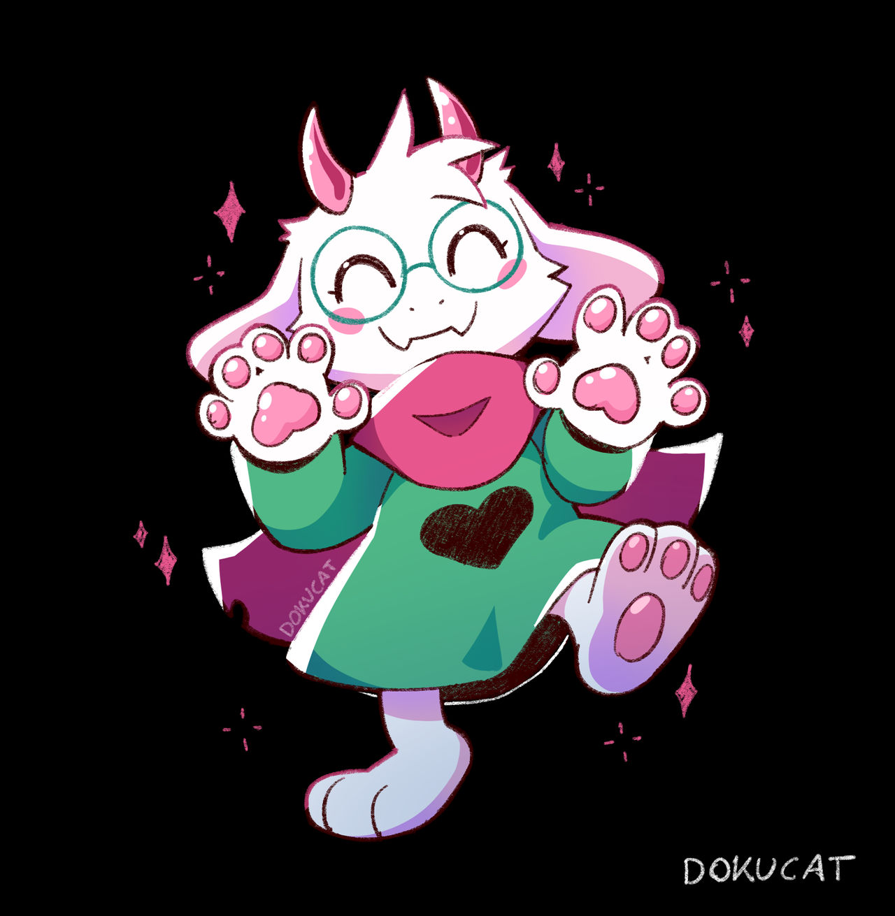 Ralsei again by dokodokito on DeviantArt