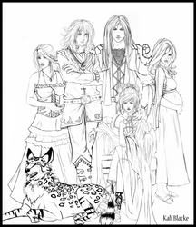 Royal Family Lineart