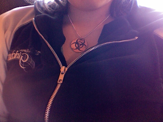 Biohazard pendant