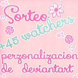 ~Sorteo +45 Watchers by EdicionesBlanki