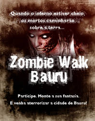 Poster - Zombie Walk Bauru