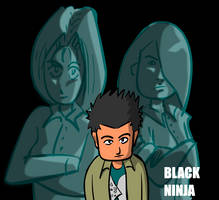 Black ninja poster 08