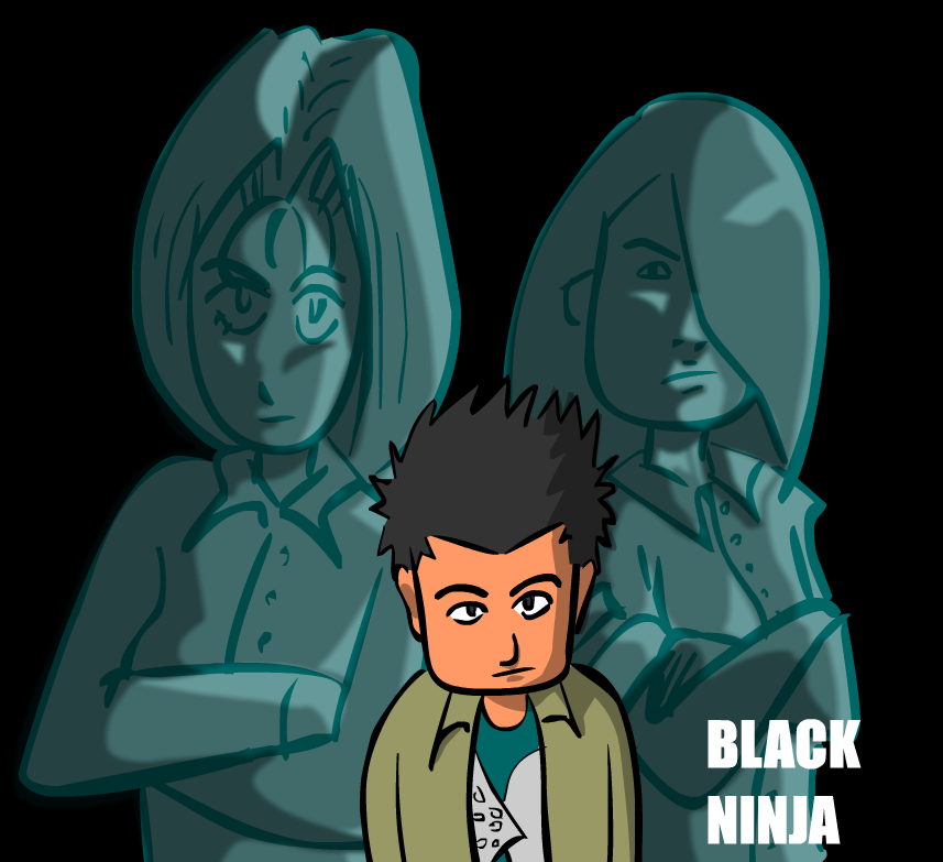 Black ninja poster 08