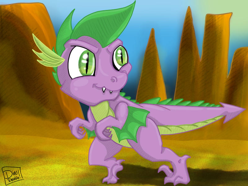 Lil Raptor Little Raptor Spike by DinoDraketakethecake on DeviantArt