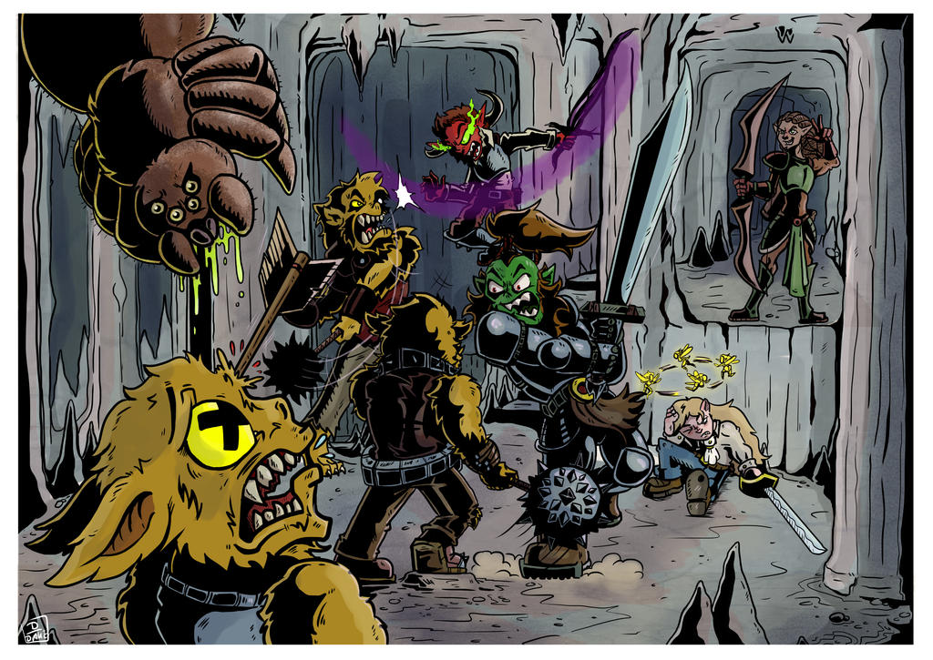 Bugbear Fight Dnd fight bugbears by DinoDraketakethecake on DeviantArt