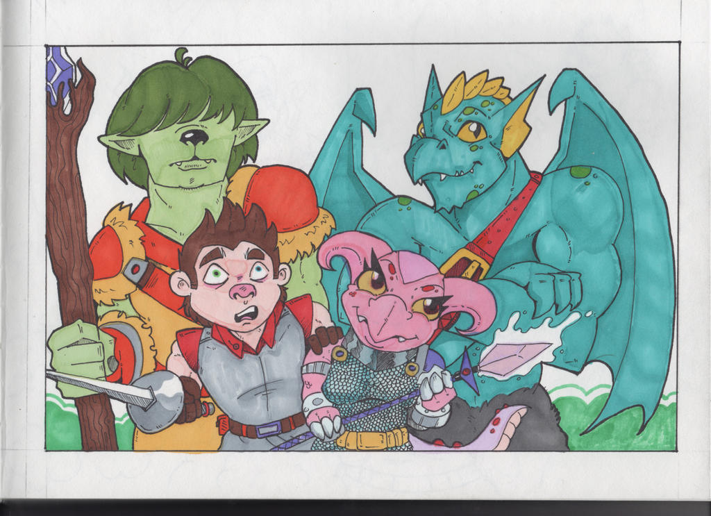 All New Dnd Party by DinoDraketakethecake on DeviantArt