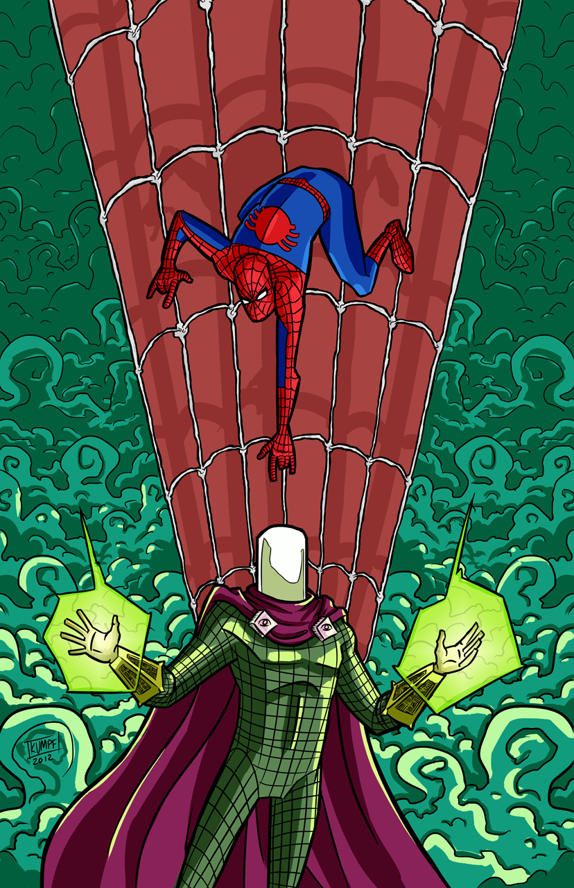 Spider-man and Mysterio
