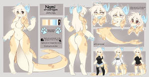 Nami updated refsheet