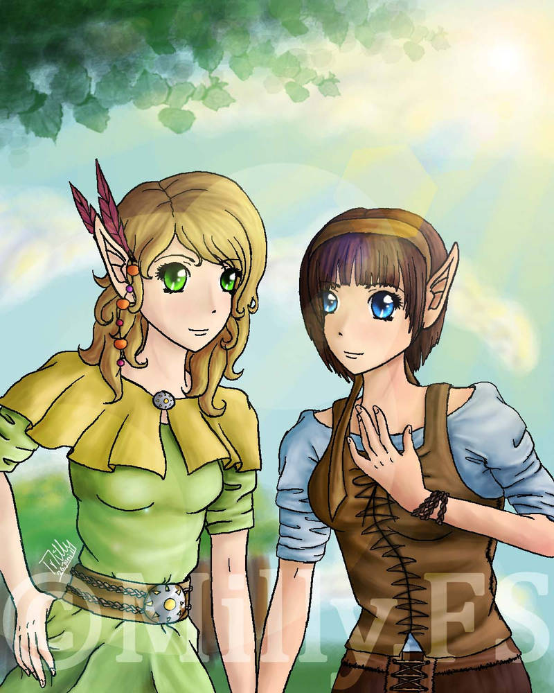 Two Elf Best two elfs by FeelThePaintbrush on DeviantArt