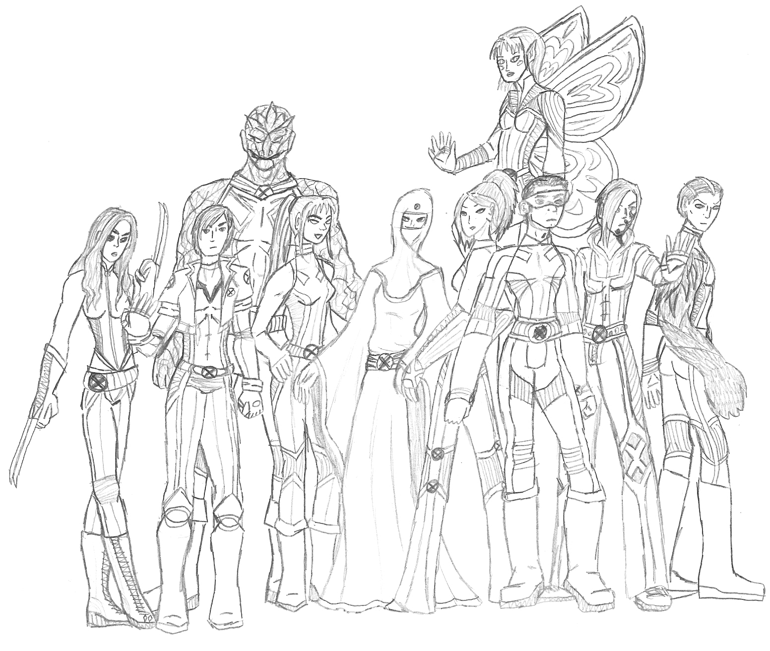 New X-Men Drawing By Valor1387 On Deviantart