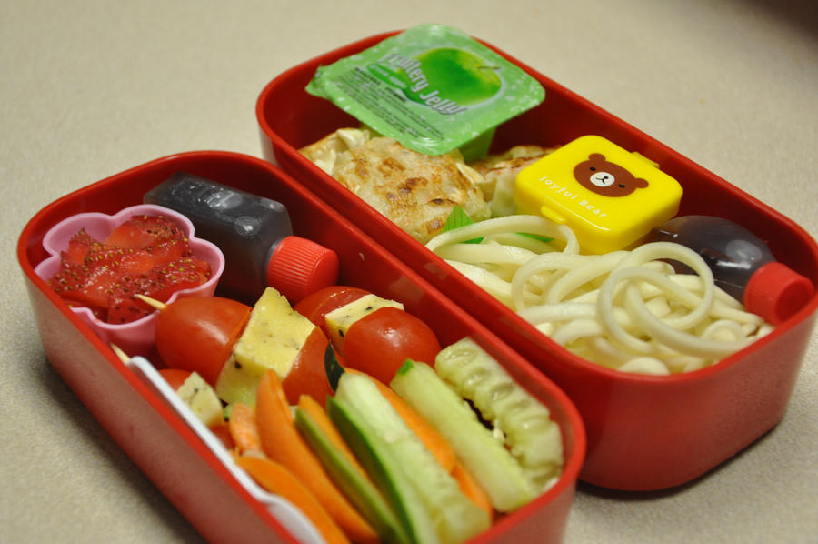 Noodle and Dumpling Bento