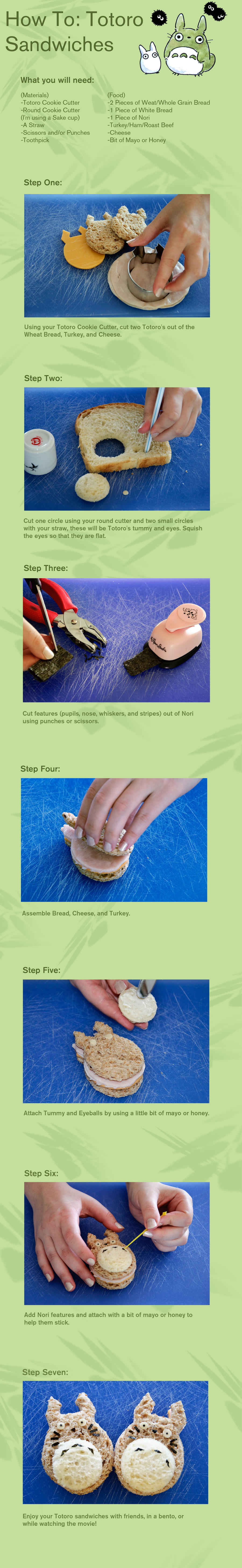 How To: Totoro Sandwiches