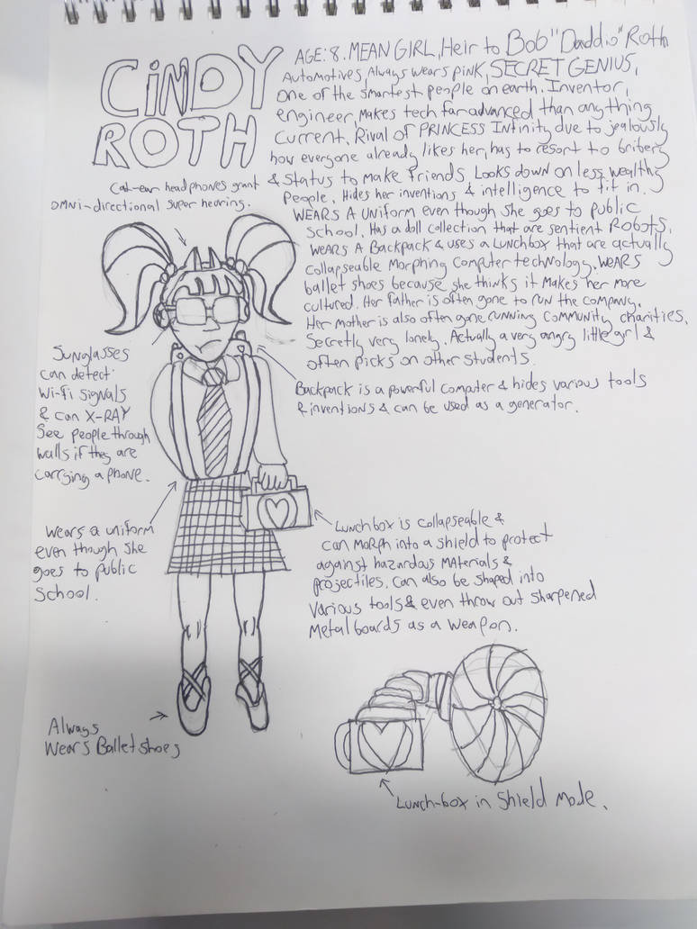 Cindy Roth Character Profile by rootfish on DeviantArt
