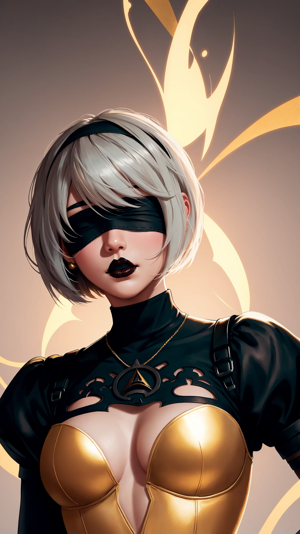 female anime character 2B (Nier: Automata) Nier: Automata #2B