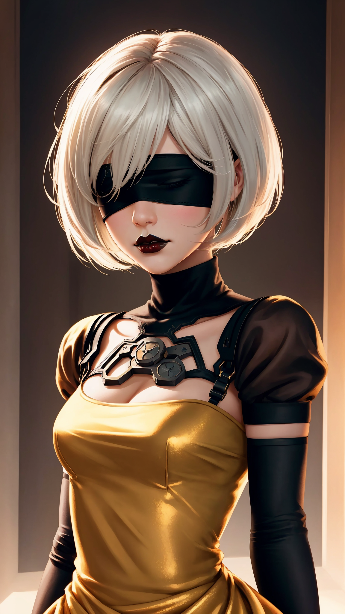 female anime character 2B (Nier: Automata) Nier: Automata #2B